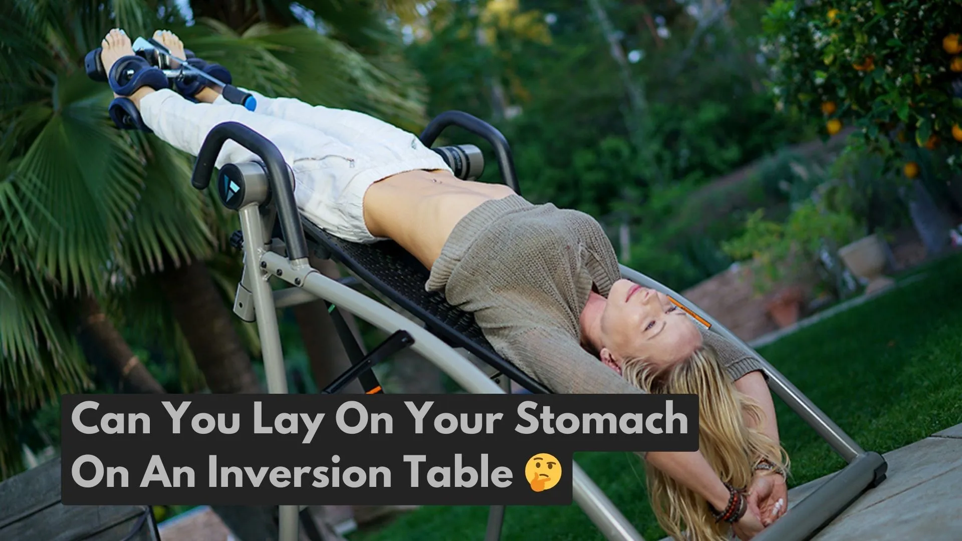 Can You Lay On Your Stomach On An Inversion Table 🤔 by InversionTableHub.Com and Inversion Table Hub